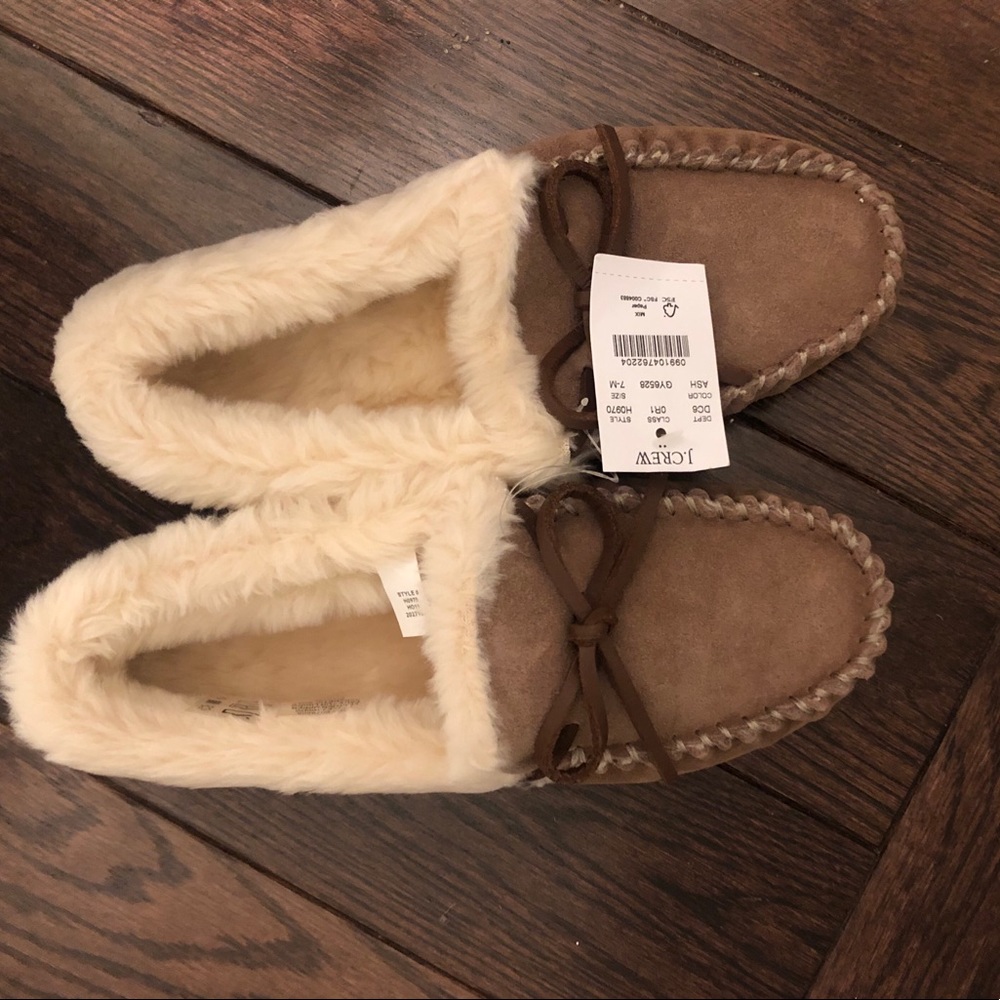 J. Crew Moccasin Slippers